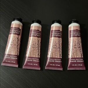Bundle of 4 B&BW A Thousand Wishes Shea Butter Hand Cream Travel Size